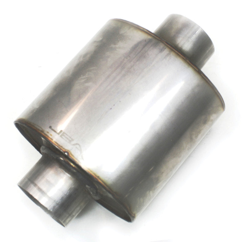 JBA Universal Straight-Through 304SS Muffler 6x6x4 2.5in Inlet Diameter Center/Center JBA