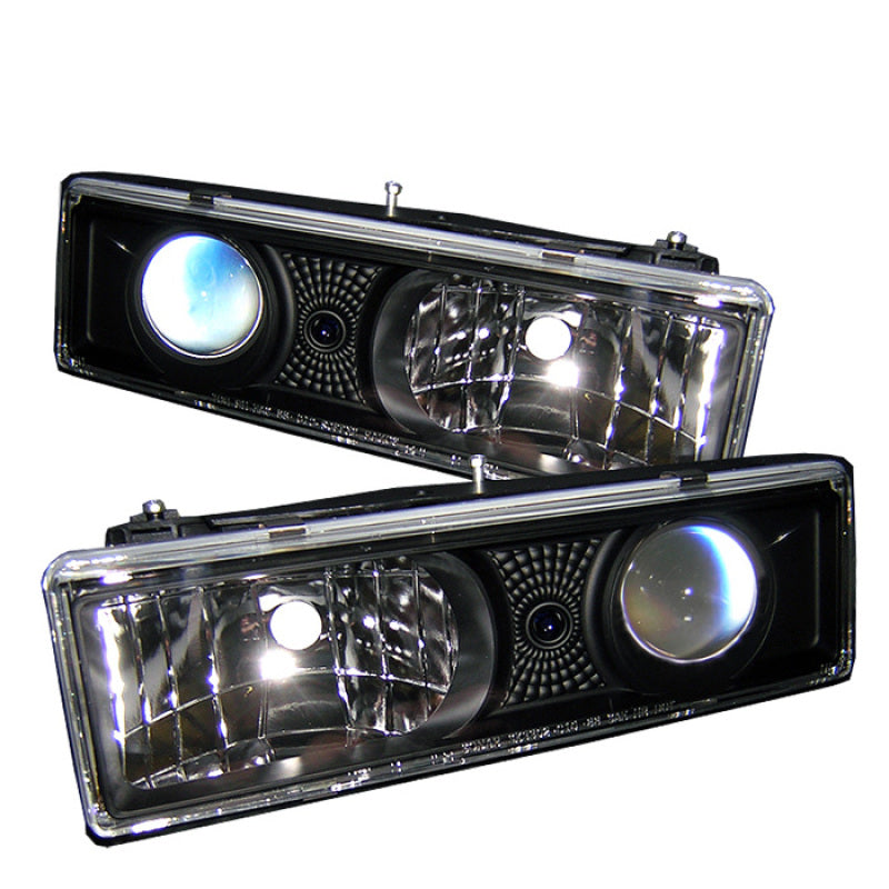 Spyder Chevy C/K Series 1500 88-99Projector Headlights Blk High 9005 (Not Included) PRO-YD-CCK88-BK - eliteracefab.com