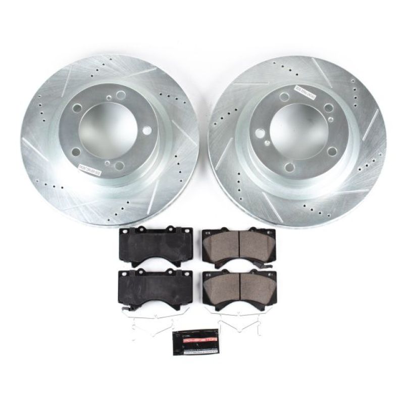 Power Stop 16-18 Lexus LX570 Front Z23 Evolution Sport Brake Kit - eliteracefab.com