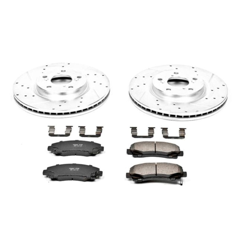 Power Stop 09-14 Acura TL Front Z23 Evolution Sport Brake Kit - eliteracefab.com