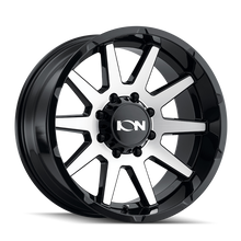 Load image into Gallery viewer, ION Type 143 17x9 / 8x165.1 BP / -12mm Offset / 125.2mm Hub Black/Machined Wheel