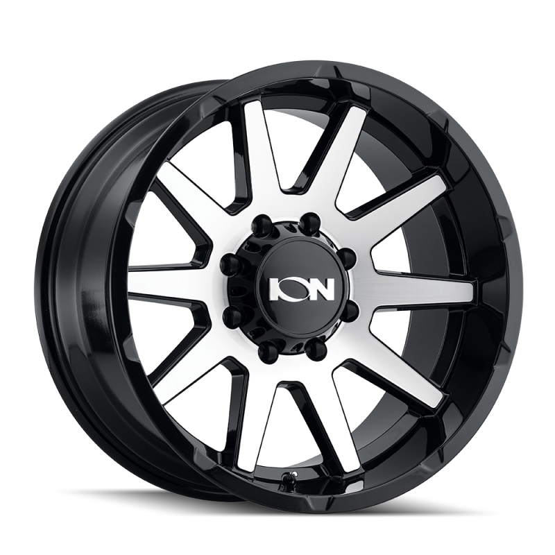 ION Type 143 20x10 / 6x139.7 BP / -19mm Offset / 106mm Hub Black/Machined Wheel ION Wheels