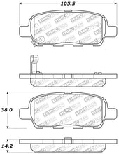 Load image into Gallery viewer, STOPTECH PERFORMANCE 6/02-08 350Z / 01-08 G35 REAR BRAKE PADS, 309.09050 - eliteracefab.com