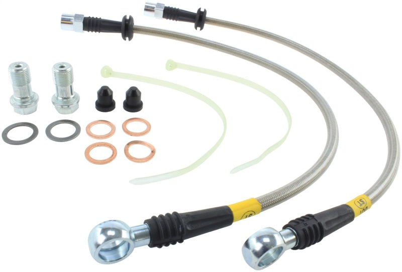 StopTech 02-03 Mini & Mini S Rear Stainless Steel Brake Line Kit - eliteracefab.com