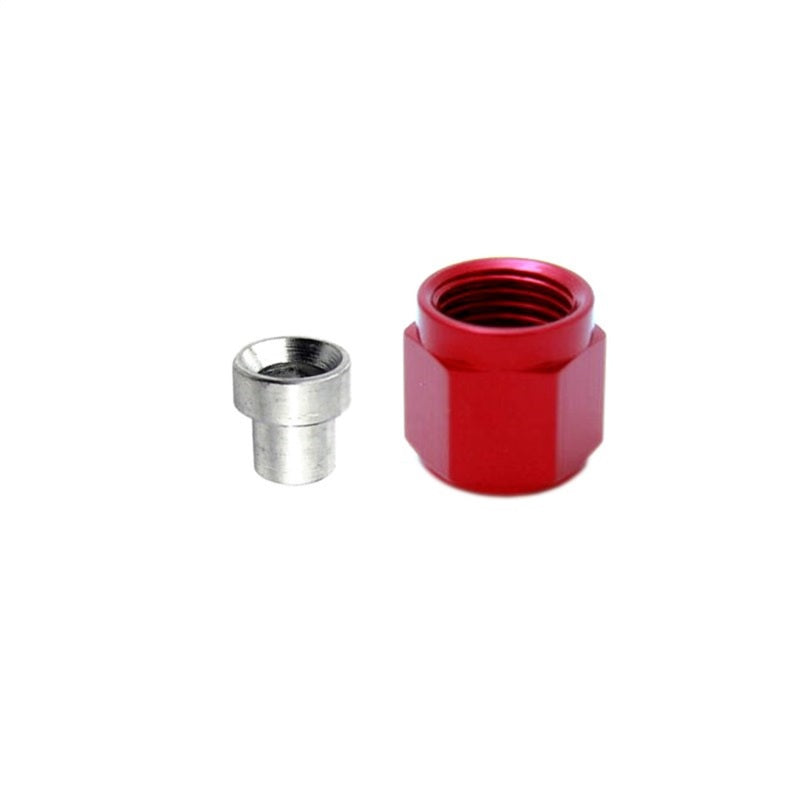 Nitrous Express 3AN B-Nut & Sleeve - Red