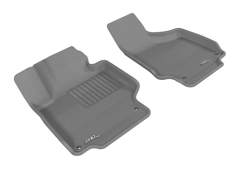 3D MAXpider L1AD02911501 2008-2015 Audi TT/TTS Kagu 1st Row Floormat - Gray