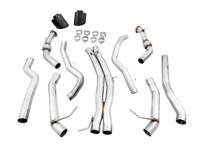AWE Tuning Audi B9 RS5 Sportback Track Edition Exhaust- Non Resonated - Diamond Black RS-Style Tips AWE Tuning