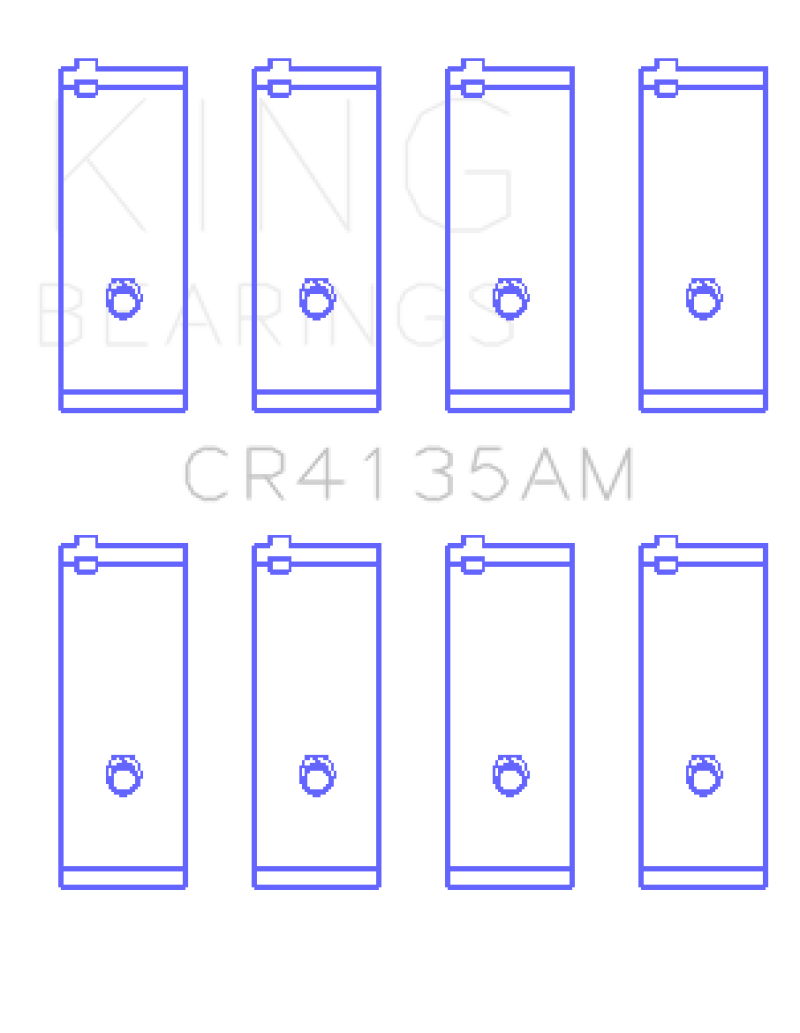 King 85-01 Toyota 5SFE L4 DOHC 16 Valves (Size +0.50) Rod Bearing Set King Engine Bearings