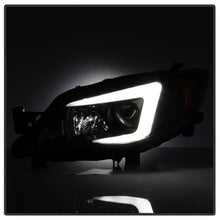 Load image into Gallery viewer, Spyder Subaru WRX 08-09 Projector Headlights - Halogen Model Only - Black PRO-YD-SWRX08-LBDRL-BK - eliteracefab.com