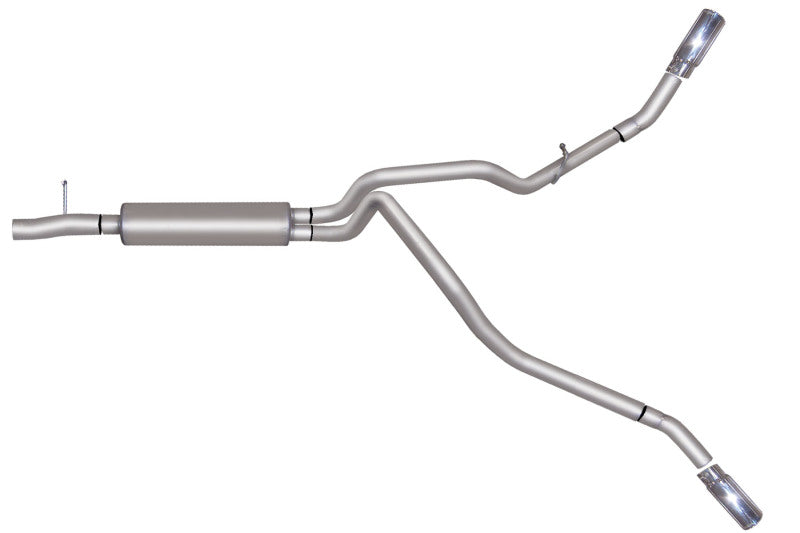 Gibson 05-06 Ford F-250 Super Duty Lariat 6.8L 2.5in Cat-Back Dual Extreme Exhaust - Stainless Gibson