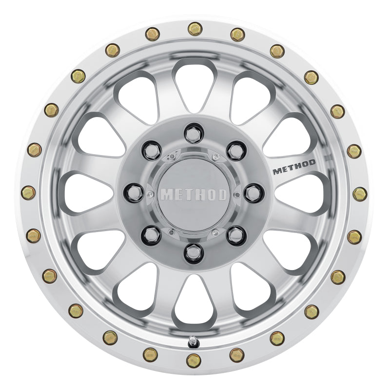 Method MR304 Double Standard 17x8.5 0mm Offset 8x6.5 130.81mm CB Machined/Clear Coat Wheel - eliteracefab.com