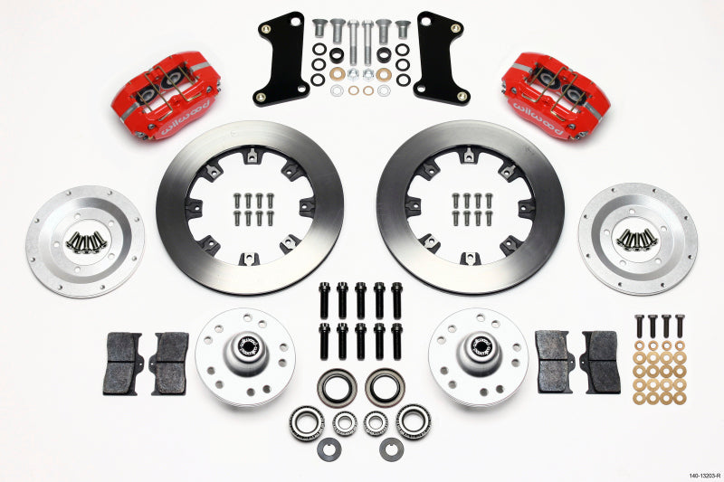 Wilwood Dynapro Dust-Boot Front Kit 12.19in Red 67-69 Camaro 64-72 Nova Chevelle Wilwood