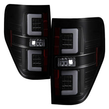 Load image into Gallery viewer, Spyder 09-14 Ford F150 V2 Light Bar LED Tail Lights - Blk Smoke (ALT-YD-FF15009V2-LBLED-BSM) - eliteracefab.com