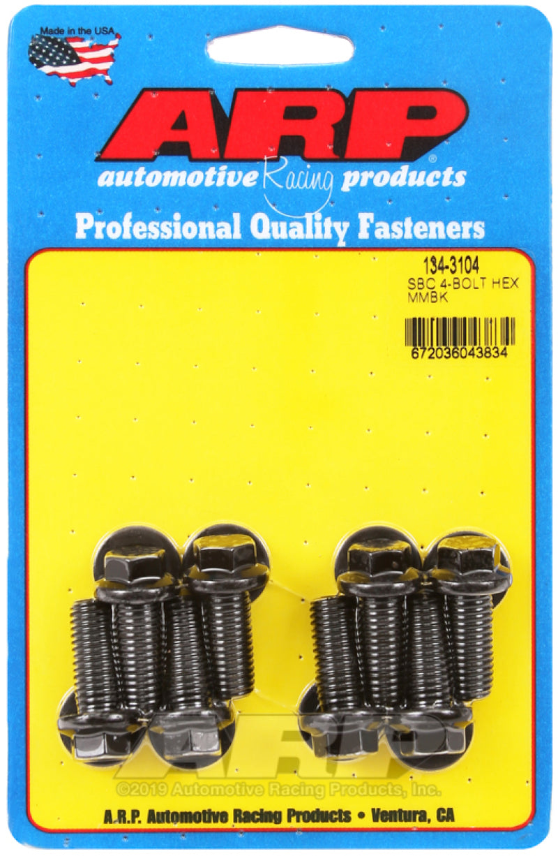 ARP SB Chevy 4-Bolt Hex Motor Mount Bolt Kit ARP