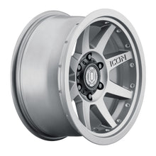 Load image into Gallery viewer, ICON Rebound Pro 17x8.5 6x135 6mm Offset 5in BS 87.1mm Bore Titanium Wheel - eliteracefab.com