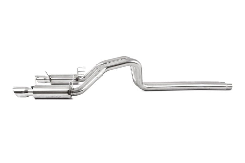 MBRP 11-14 Ford Mustang GT 5.0L Dual Split Rear Race Version T409 3in Cat Back Exhaust System - eliteracefab.com