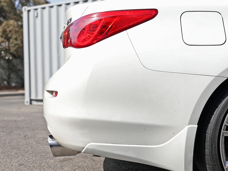aFe Takeda 2.5in 304 SS Cat-Back Exhaust System w/ Polished Tips 16-18 Infiniti Q50 V6-3.0L (tt) aFe