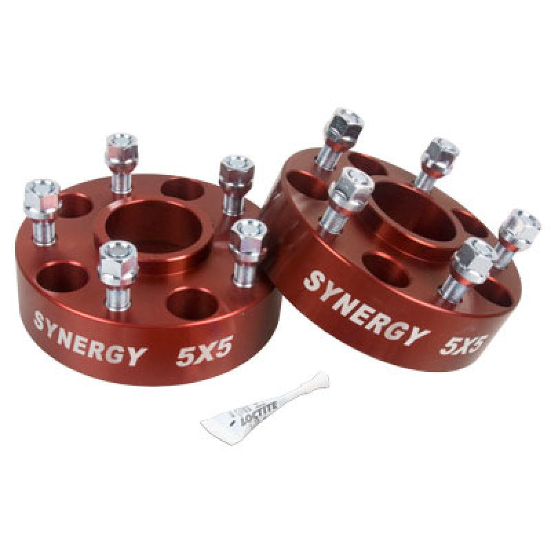 Synergy Jeep Hub Centric Wheel Spacers 5x4.5-1.50in Width 1/2-20 UNF Stud Size Synergy Mfg