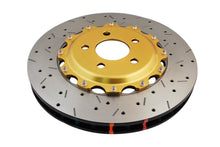 Load image into Gallery viewer, DBA 05-09 Audi A4 Quattro 2.0L Front 5000 Series Drilled &amp; Slotted Rotor w/Gold Hat DBA