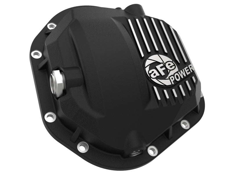 aFe Pro Series Dana 60 Front Differential Cover Black w/ Machined Fins 17-20 Ford Trucks (Dana 60) - eliteracefab.com