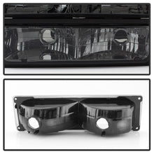 Load image into Gallery viewer, Xtune Chevy Suburban 94-98 Headlights w/ Corner &amp; Parking Lights 8pcs Smoked HD-JH-CCK88-AM-SM-SET - eliteracefab.com