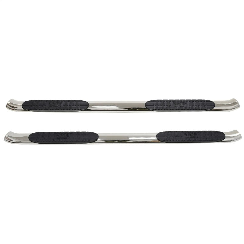 Westin 2014-2018 Chevy Silverado 1500 Crew Cab PRO TRAXX 4 Oval Nerf Step Bars - SS Westin