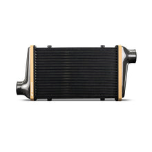 Load image into Gallery viewer, Mishimoto Universal Carbon Fiber Intercooler - Matte Tanks - 600mm Gold Core - S-Flow - GR V-Band