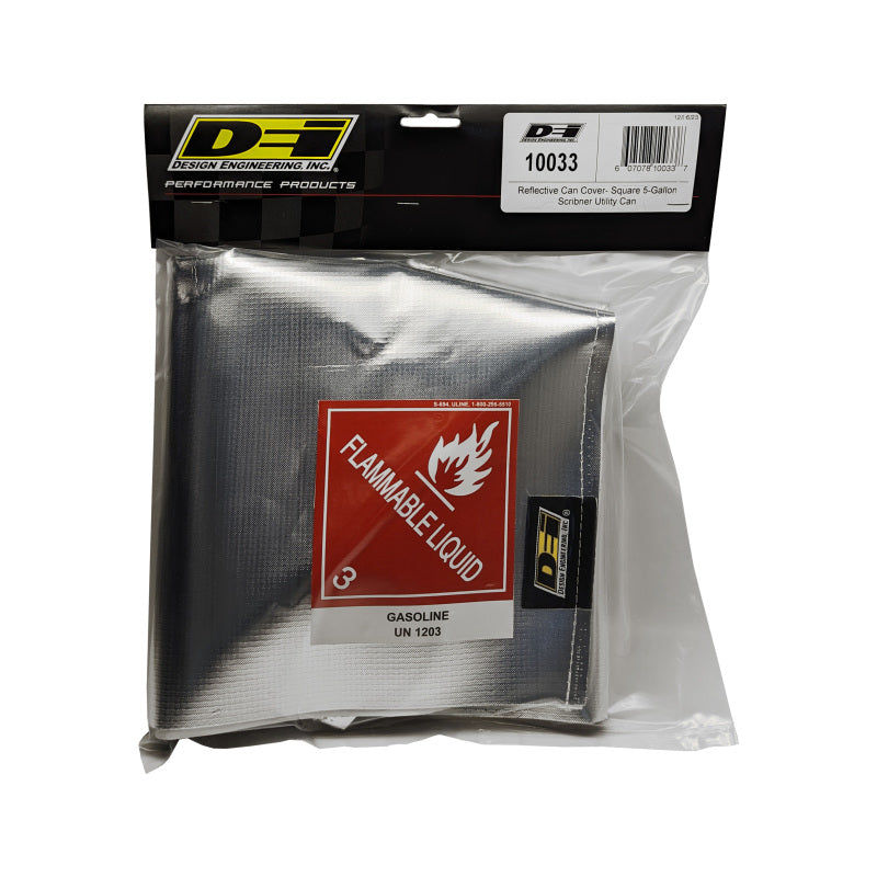 DEI Reflective Fuel Can Cover 5 Gallon Square Scribner Utility Can