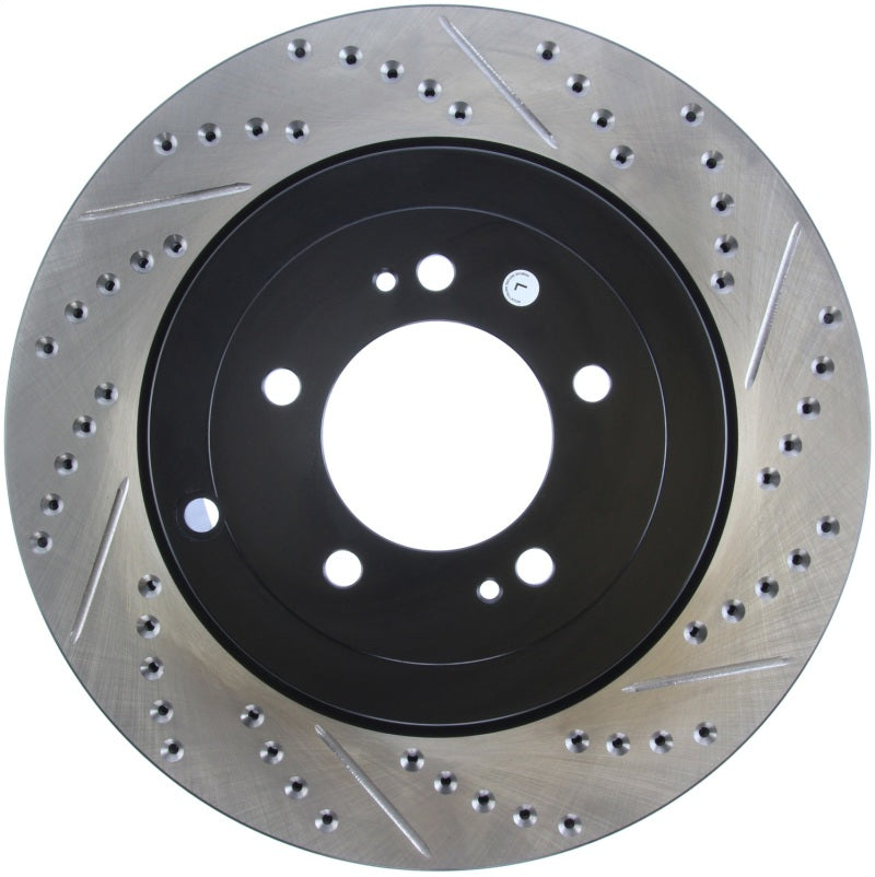 StopTech Slotted & Drilled Sport Brake Rotor - eliteracefab.com