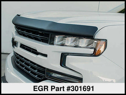 EGR 2019 Chevy 1500 Super Guard Hood Guard - Dark Smoke EGR