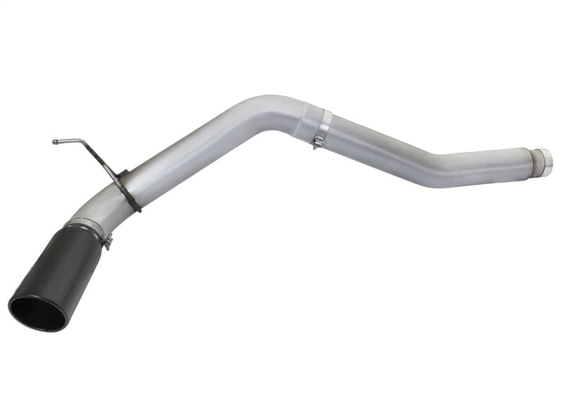 aFe Atlas Exhaust 5in DPF-Back Al Steel 2016 Nissan Titan XD V8-5.0L Black Tip - eliteracefab.com