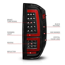 Load image into Gallery viewer, ANZO 2014-2021 Toyota Tundra LED Taillights Black Housing/Clear Lens - eliteracefab.com