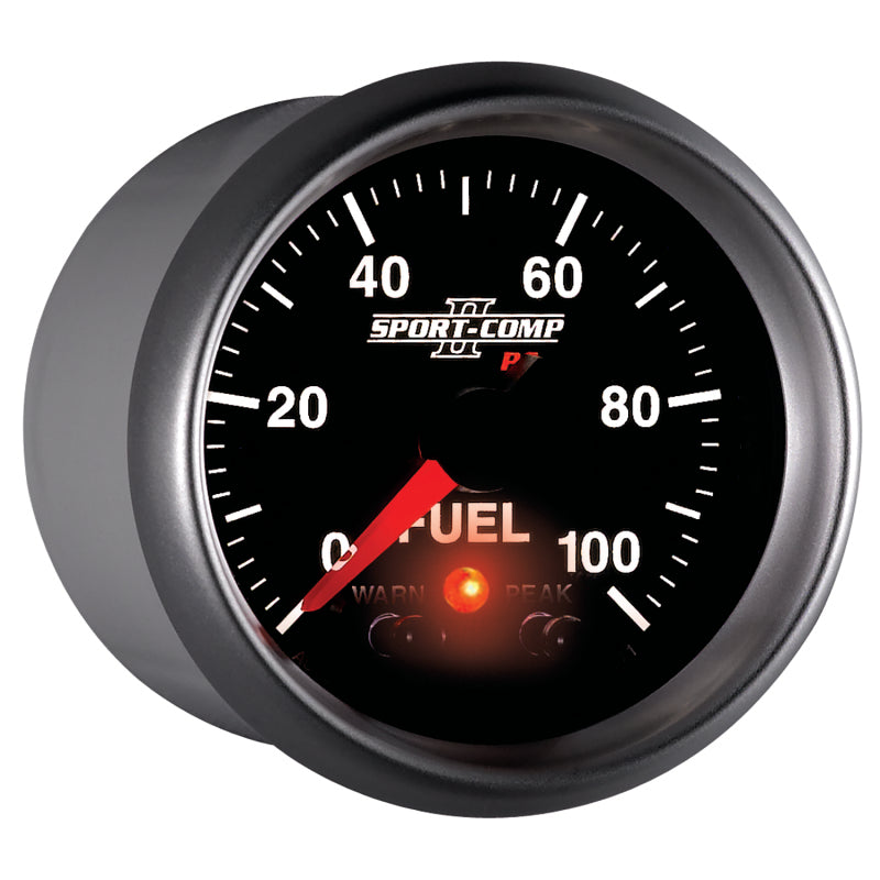 Autometer Sport-Comp II 52mm 0-100 PSI Fuel Pressure Gauge 3671