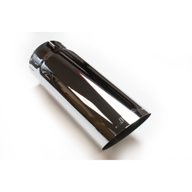 JBA 4in x 4.5in x 12in Angle Cut Chrome Plated Exhaust Tip JBA