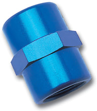 Load image into Gallery viewer, Russell Performance 1/8in Female Pipe Coupler (Blue)