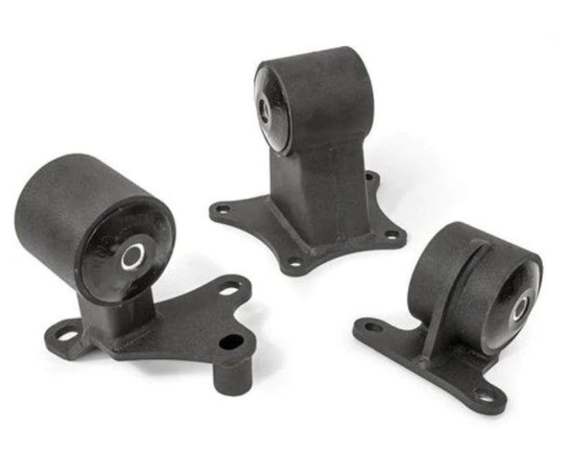 Innovative 90-93 Accord F-Series Black Steel Mounts 75A Bushings (Auto to Manual)