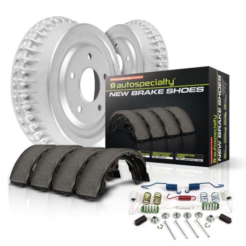 Power Stop 05-10 Dodge Dakota Rear Autospecialty Drum Kit - eliteracefab.com