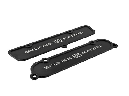 Skunk2 Black Anodized Billet 6061 Aluminum Intake & Exhaust Port Covers - K-Series Cylinder Heads - eliteracefab.com
