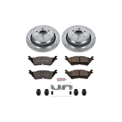 Power Stop 12-18 Ford F-150 Rear Z36 Truck & Tow Brake Kit - eliteracefab.com