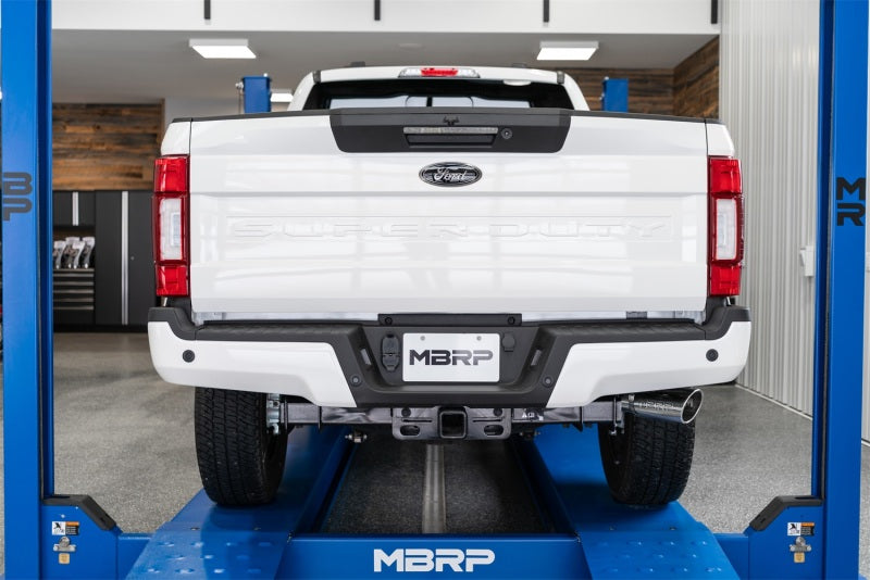 MBRP 2017+ Ford F-250/F-350 6.2L/7.3L Super/Crew Cab Single Side 4in T304 Catback Exhaust - eliteracefab.com