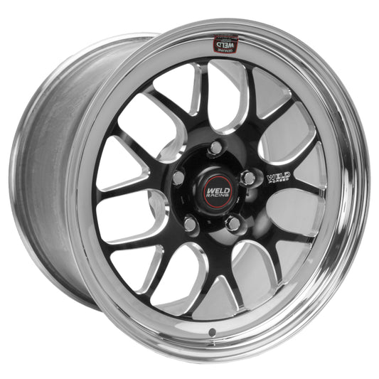 Weld S77 17x10 / 5x120mm BP / 7.2in. BS Black Wheel (High Pad) - Non-Beadlock - eliteracefab.com