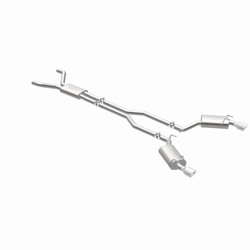MagnaFlow Cat-Back Stainless Dual Split Rear Exit 4in Polished Tips 11-15 Chevy Camaro 3.6L V6 Magnaflow