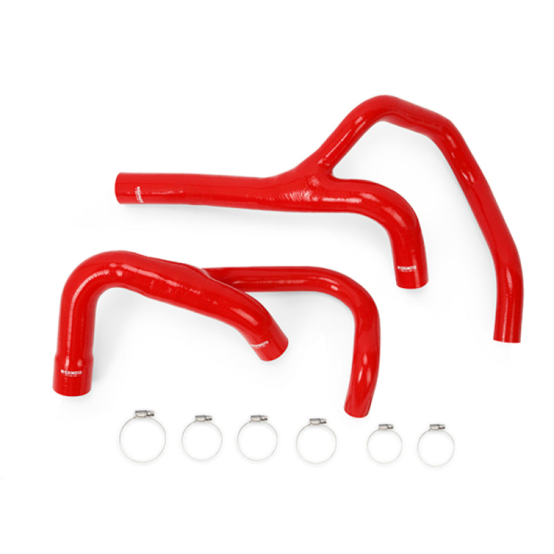 Mishimoto 13-14 Dodge Ram 6.7L Cummins Silicone Radiator Hose Kit Red - eliteracefab.com