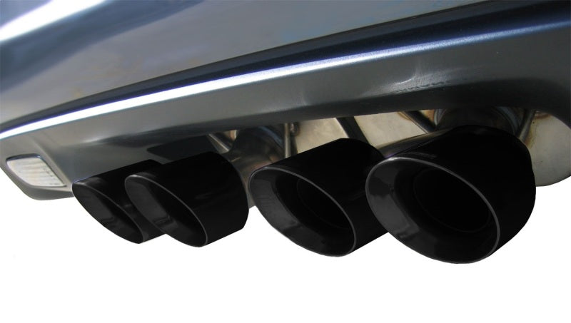Corsa 06-13 Chevrolet Corvette C6 Z06 7.0L V8 Black Sport Cat-Back Exhaust CORSA Performance