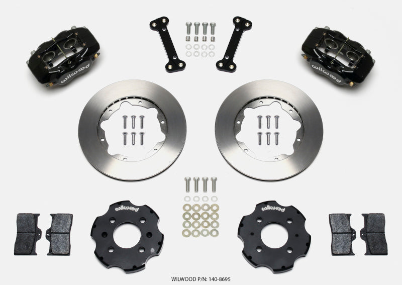 Wilwood Forged Dynalite Front Hat Kit 11.00in Integra/Civic w/Fac.240mm Rtr - eliteracefab.com