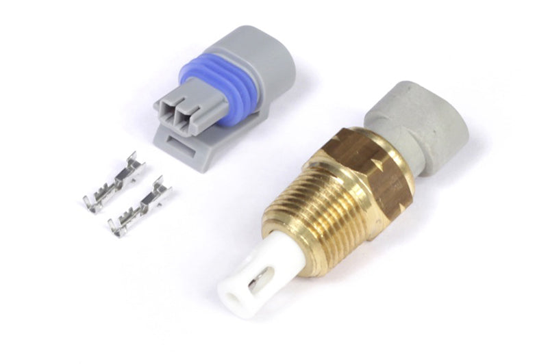 Haltech Air Temp Sensor 3/8 NPT 18 TPI (Incl Delphi Plug & Pins) - eliteracefab.com