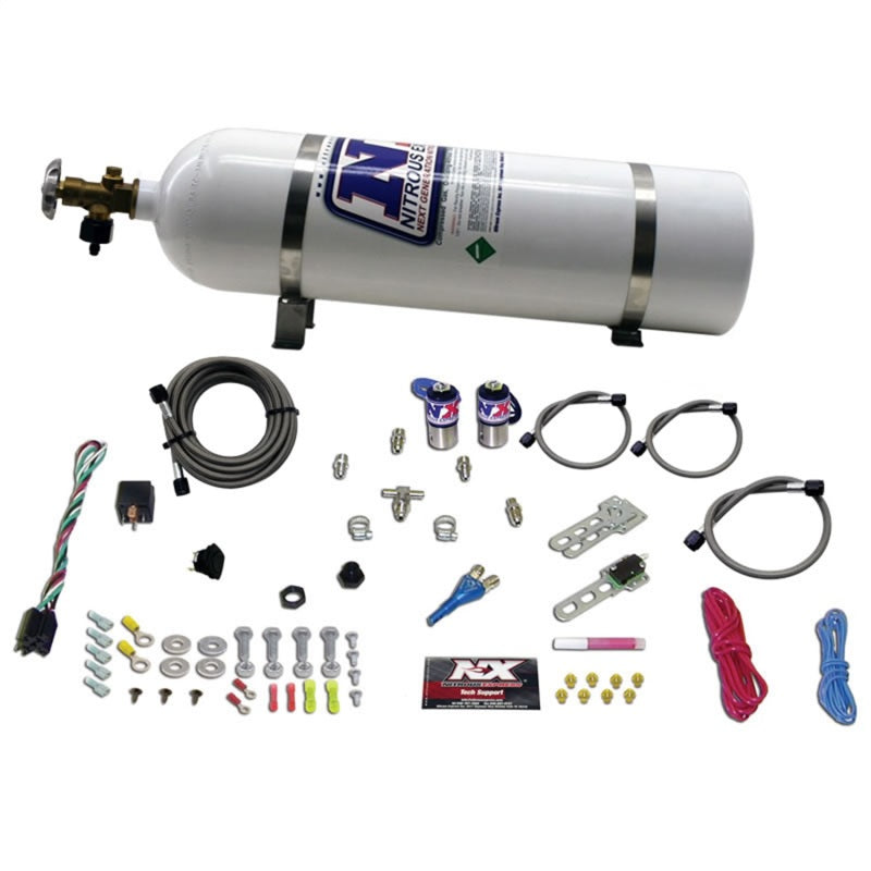 Nitrous Express Sub C Nitrous Kit (25-35-50HP) w/15lb Bottle