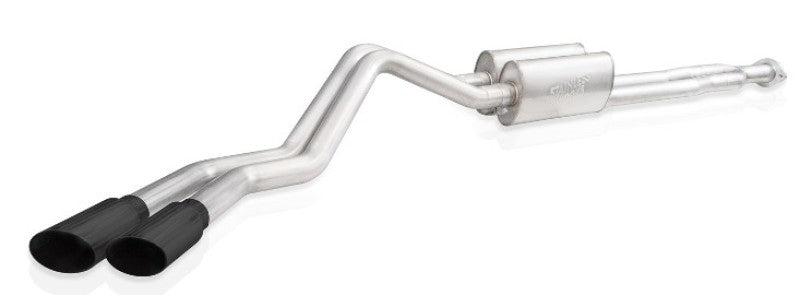 Stainless Works 2020-21 Silverado HD 6.6L Redline Catback Black Tips Stainless Works