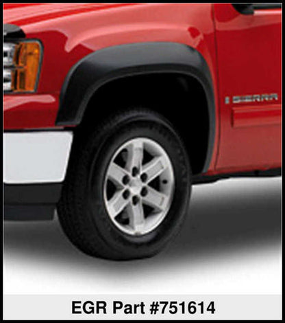 EGR 07-10 GMC Sierra HD 6-8ft Bed Rugged Look Fender Flares - Set