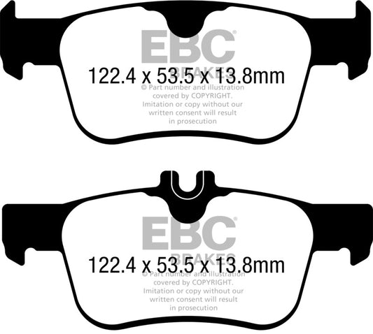 EBC GreenStuff Rear Brake Pads - DP22402 EBC